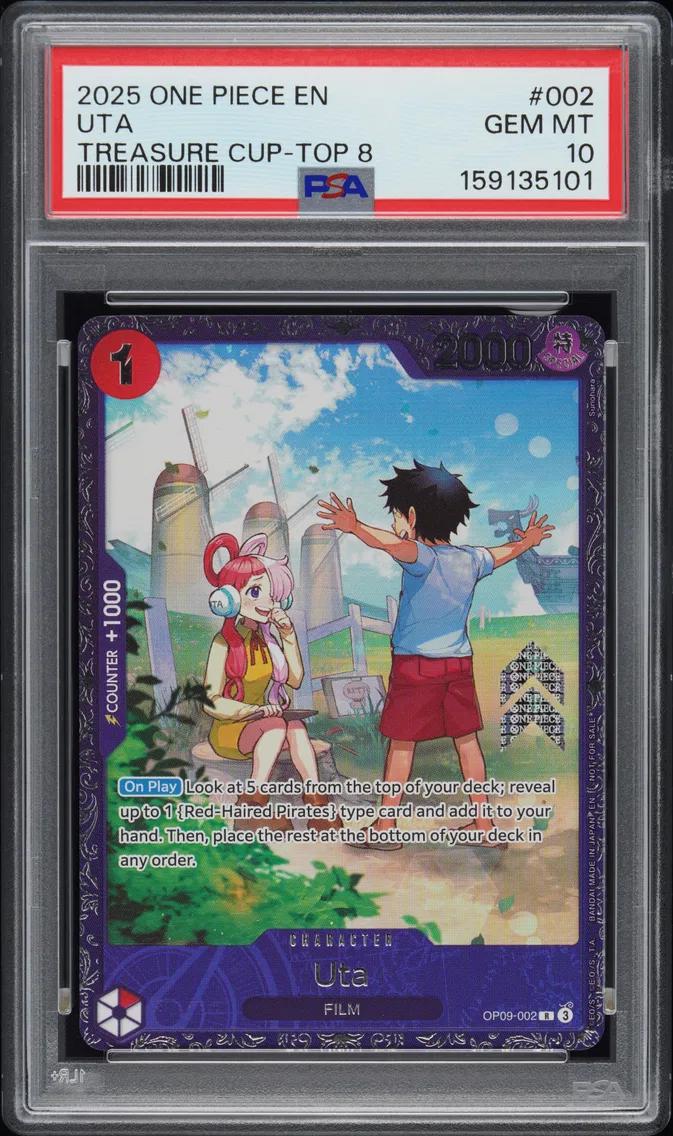 2025 #002 Uta PSA 10 One Piece Promos