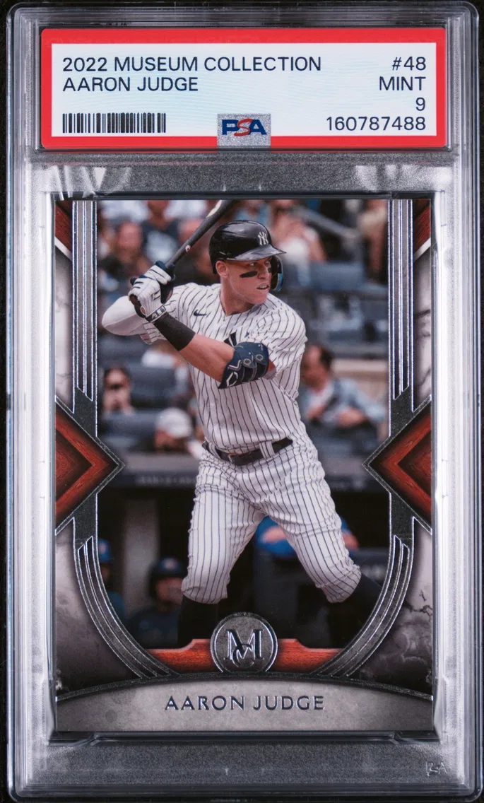 2022 #48 Aaron Judge PSA 9 Topps Museum Collection