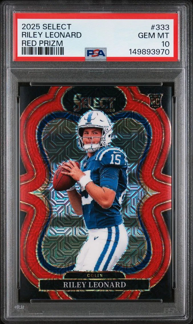 2025 #333 Riley Leonard PSA 10 Panini Select