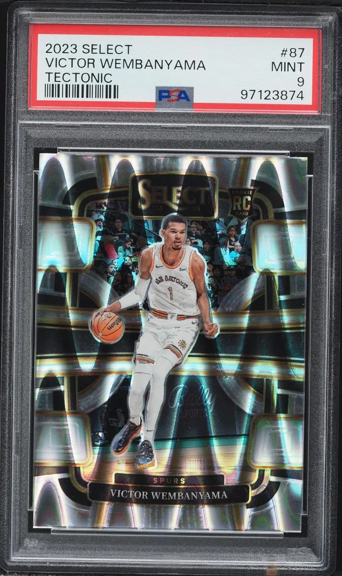 2023 #87 Victor Wembanyama PSA 9 Panini Select Basketball