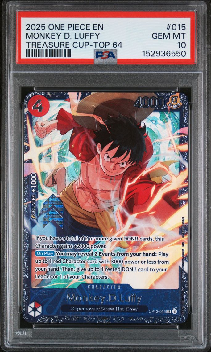 2025 #015 Monkey D. Luffy PSA 10