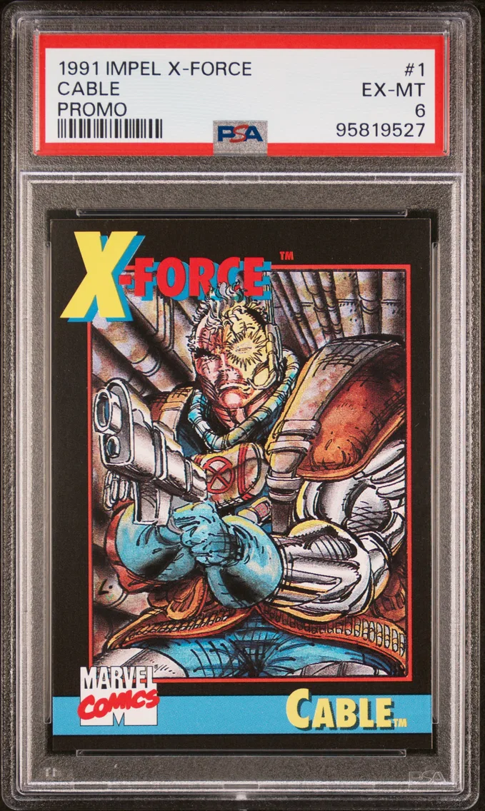 1991 #1 Cable PSA 6 Impel X-Force Promo