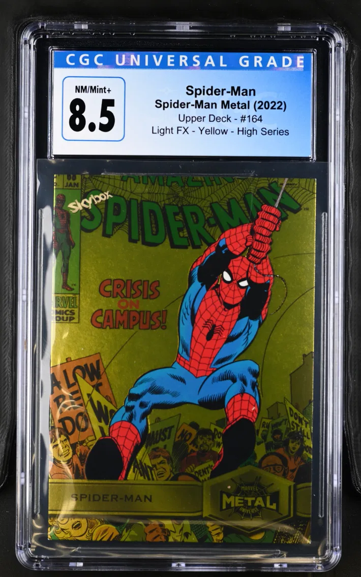 2022 #164 Spider-Man CGC 8.5 Spider-Man Metal - English