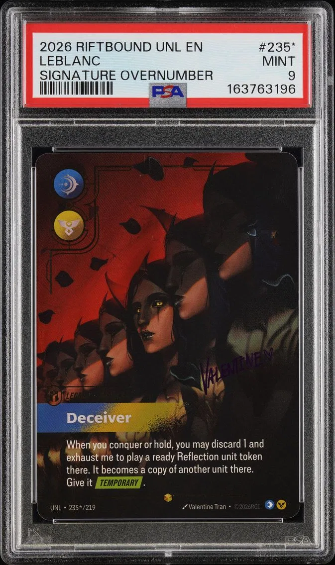 2026 #235* LEBLANC PSA 9 Riftbound: League of Legends Unl-Unleashed
