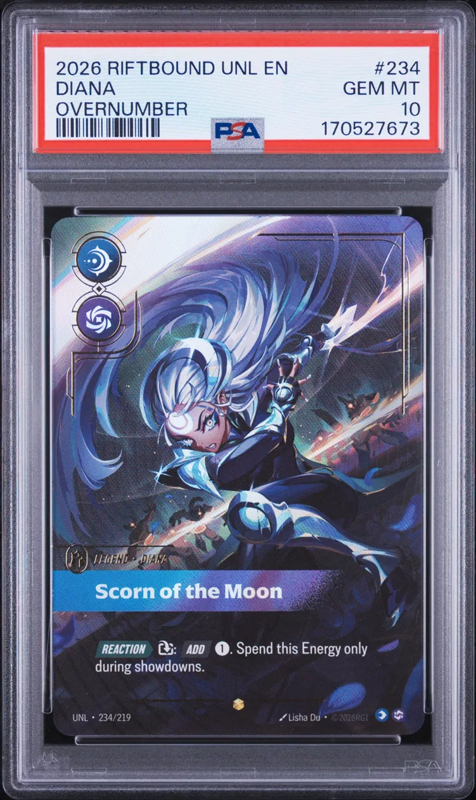 2026 #234 Diana - Scorn of the Moon PSA 10 Riftbound: League of Legends Unl-Unleashed