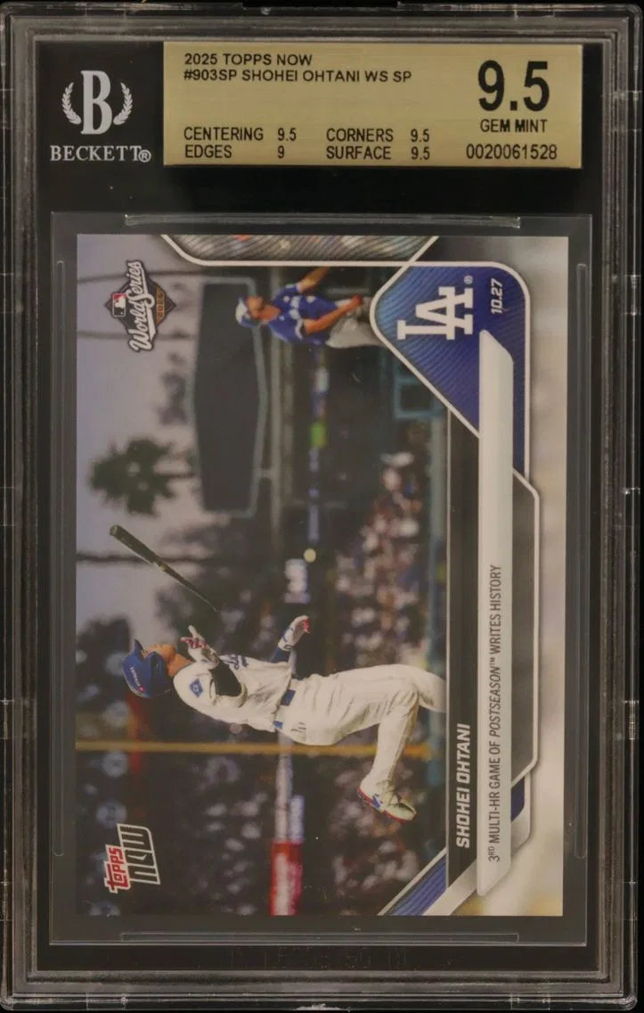 2025 #903SP Shohei Ohtani WS SP BGS 9.5 Topps Now