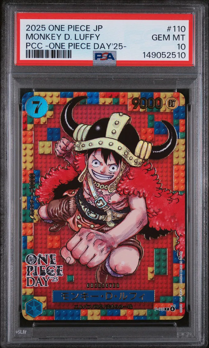 2025 #110 Monkey D. Luffy PSA 10 One Piece Japanese Premium Card Collection -One Piece Day'25-
