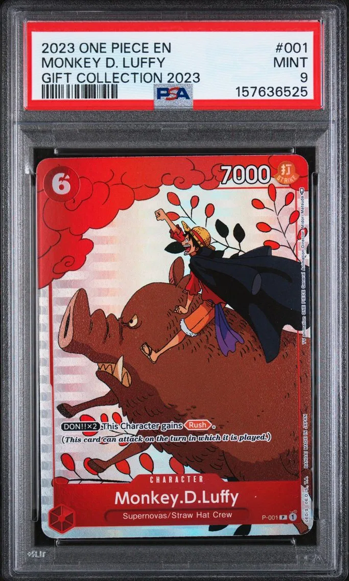2023 #001 Monkey D. Luffy PSA 9 