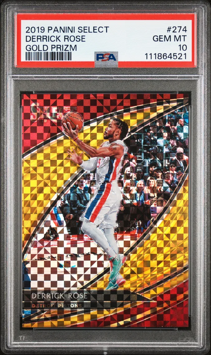 2019 #274 Derrick Rose PSA 10 Panini Select
