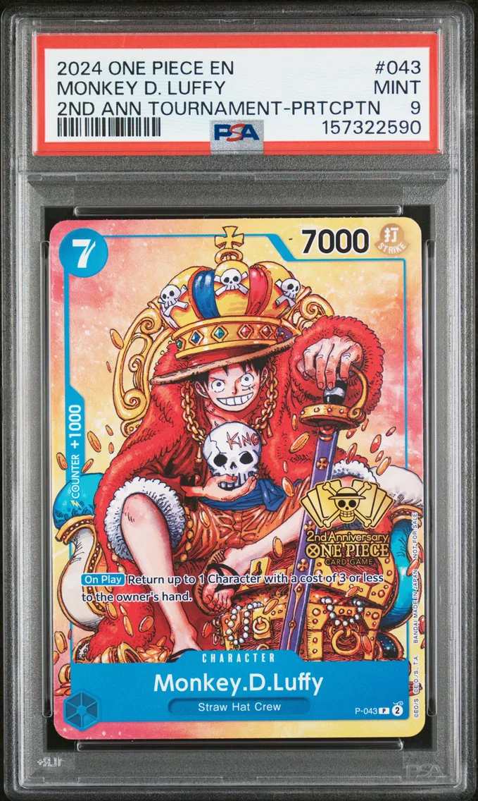 2024 #043 Monkey D. Luffy PSA 9 One Piece Promos