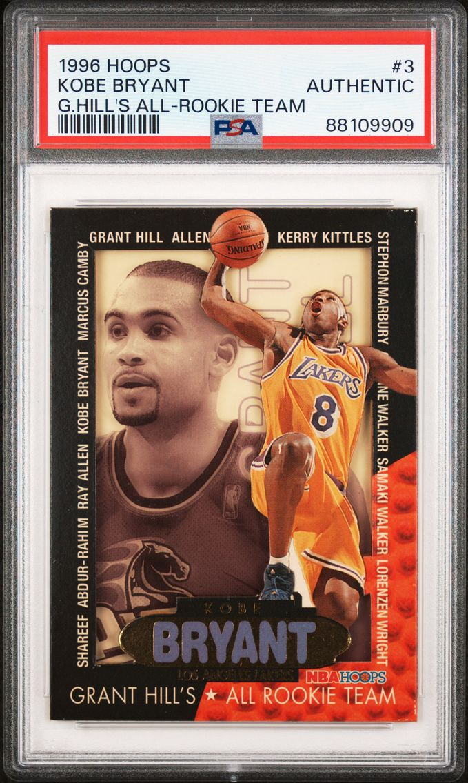 1996 #3 Kobe Bryant PSA Hoops Gr