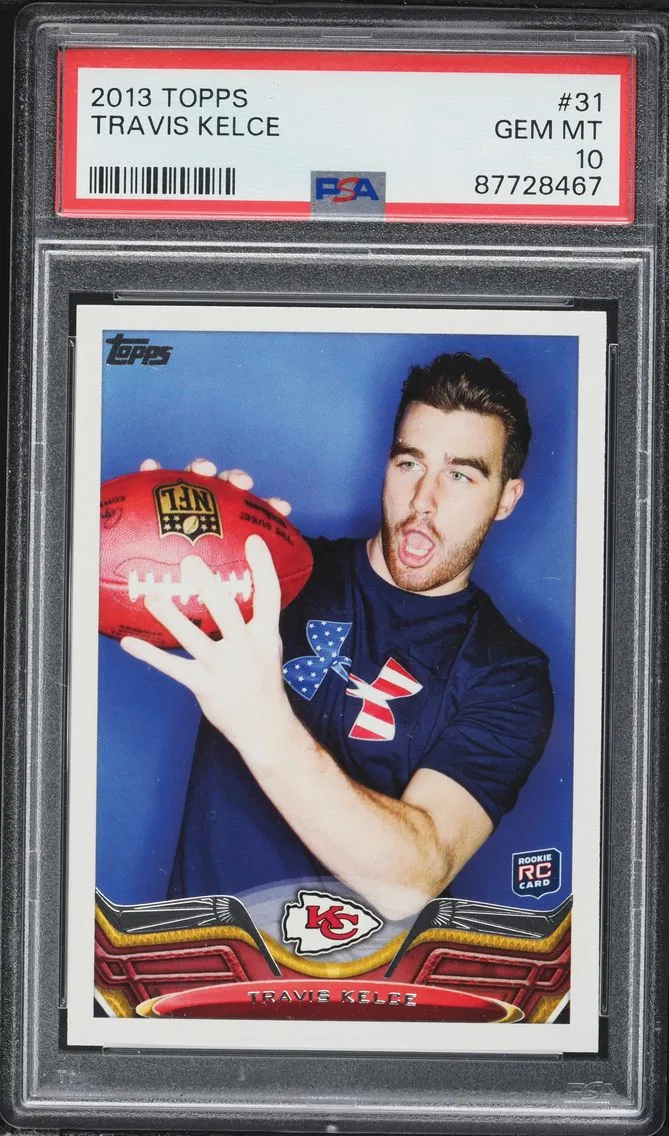 2013 #31 Travis Kelce PSA 10 Topps Football