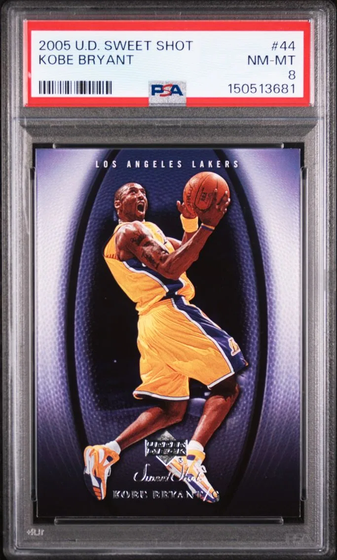 2005 #44 Kobe Bryant PSA 8 Upper Deck Sweet Shot