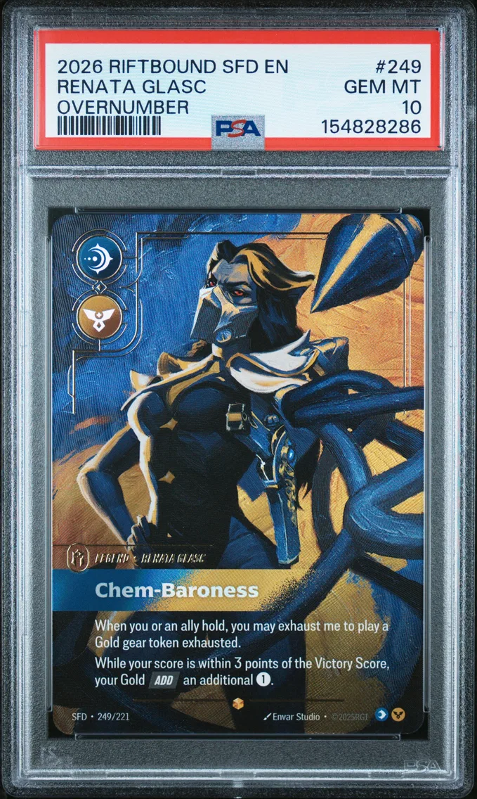 2026 #249 Renata Glasc - Chem-Baroness PSA 10 Riftbound: League of Legends Sfd-Spiritforged