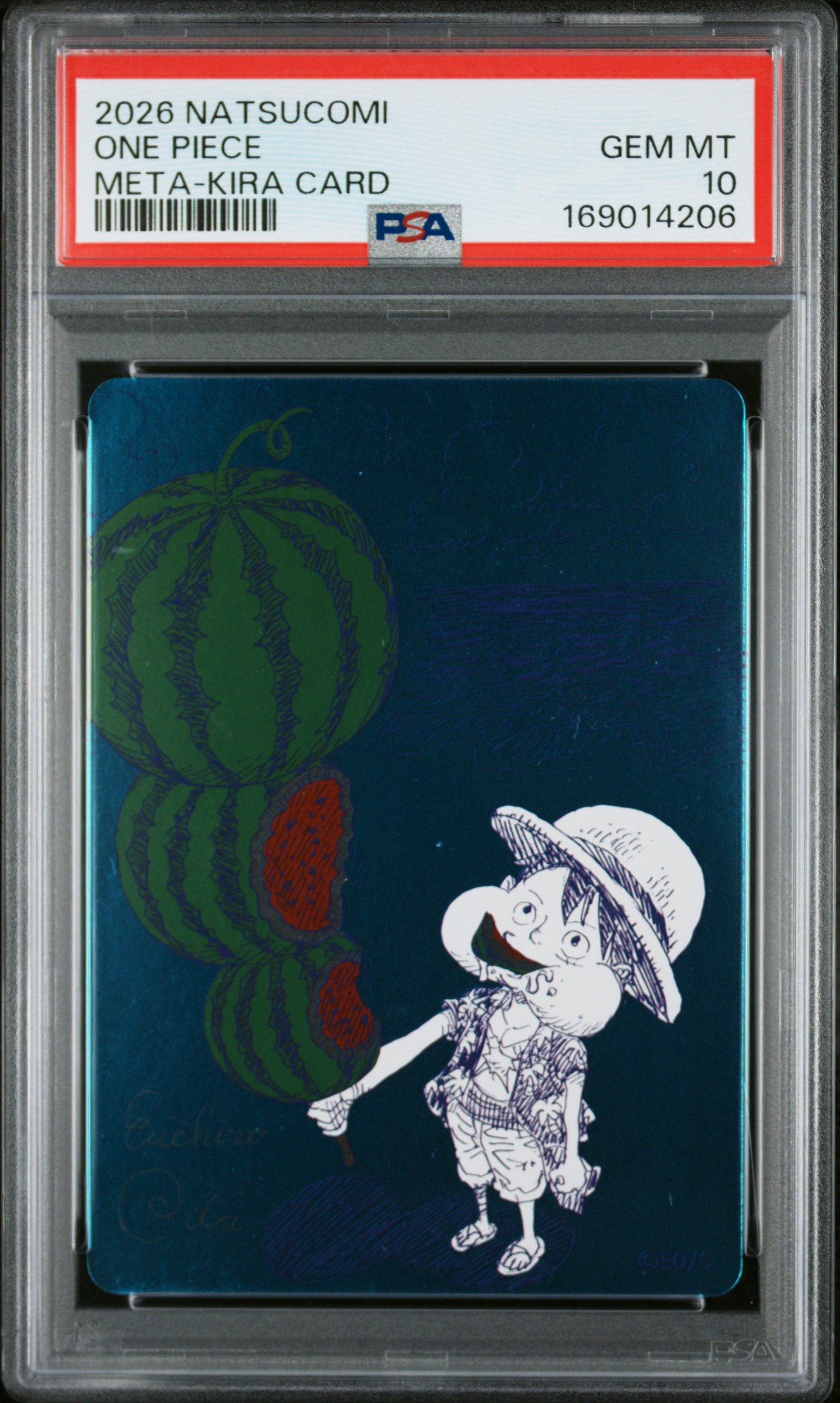 2026 #Na One Piece PSA 10 Shueisha Summer Comics Fair Natsucomi 2026 Meta-Kira Cards