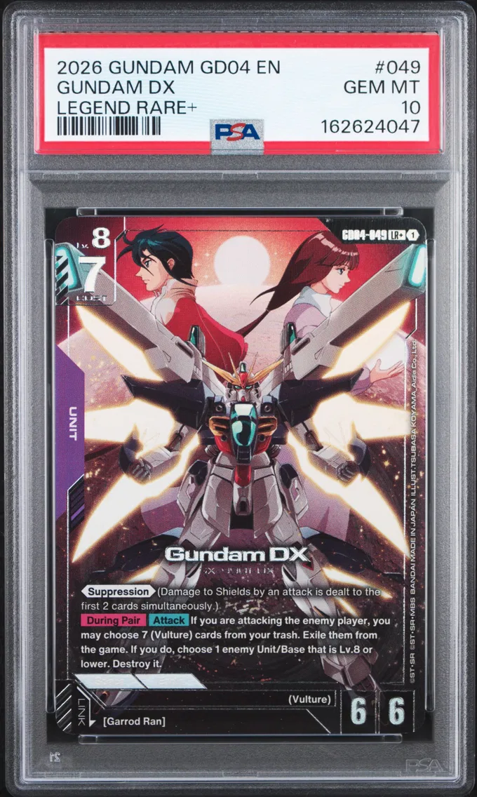 2026 #049 Gundam DX PSA 10 Gundam GD04-Phantom Aria