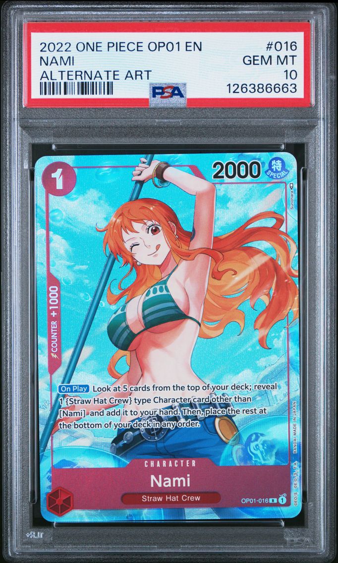 2022 #016 Nami PSA 10 OP01-Roman