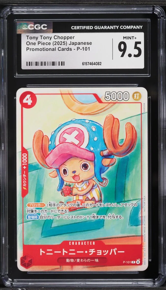 2025 #P-101 Tony Tony Chopper CGC 9.5 MINT++ Promo One Piece