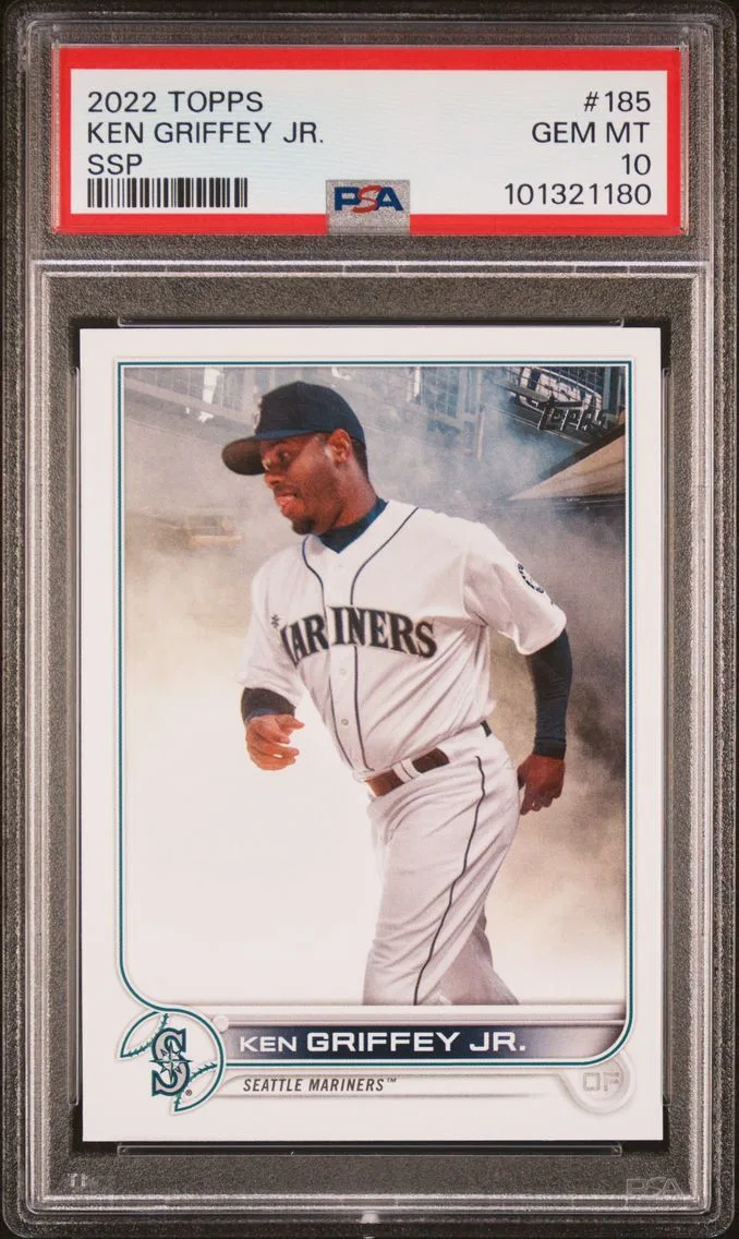 2022 #185 Ken Griffey Jr PSA 10 Topps