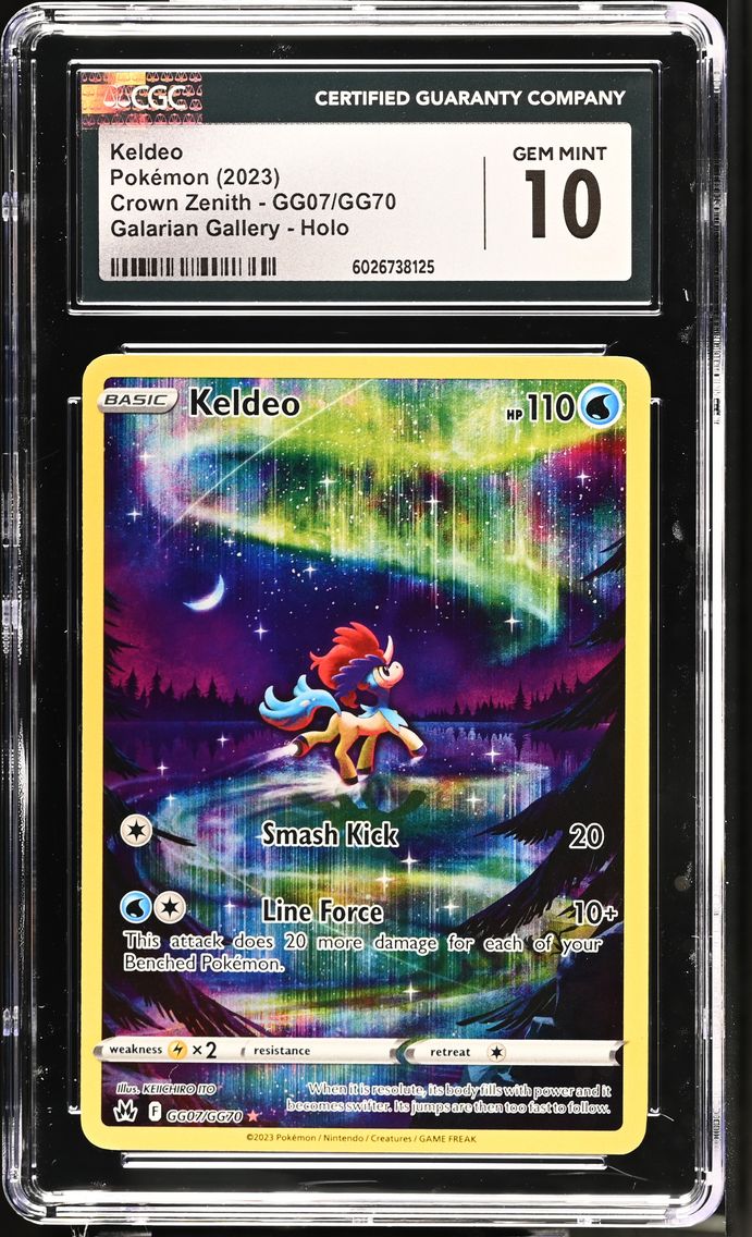 2023 #GG07/GG70 Keldeo CGC 10 Crown Zenith - English