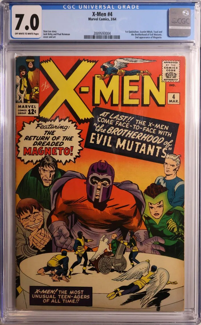1964 #NA 1964 X-Men #4 CGC 7.0 Marvel Comics CGC 7