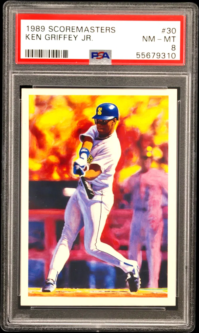1989 #30 Ken Griffey Jr PSA 8 Scoremasters