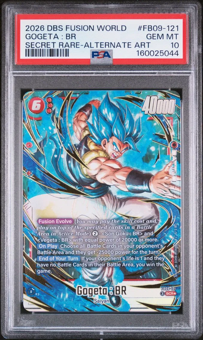 2026 #FB09-121 Gogeta : BR PSA 10 Dragon Ball Super Card Game Fusion World Dual Evolution