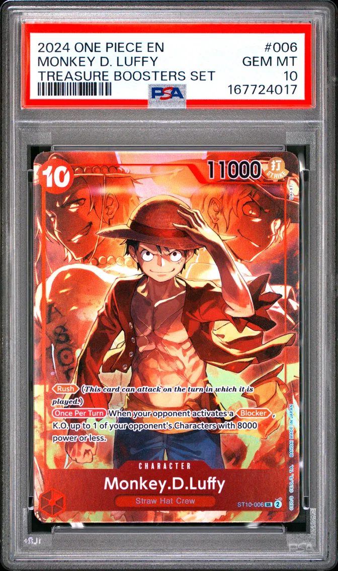 2024 #006 Monkey D. Luffy PSA 10 One Piece Promos