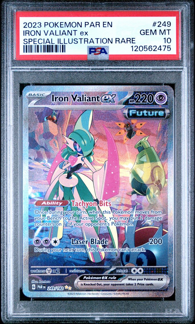 2023 #249 Iron Valiant EX PSA 10