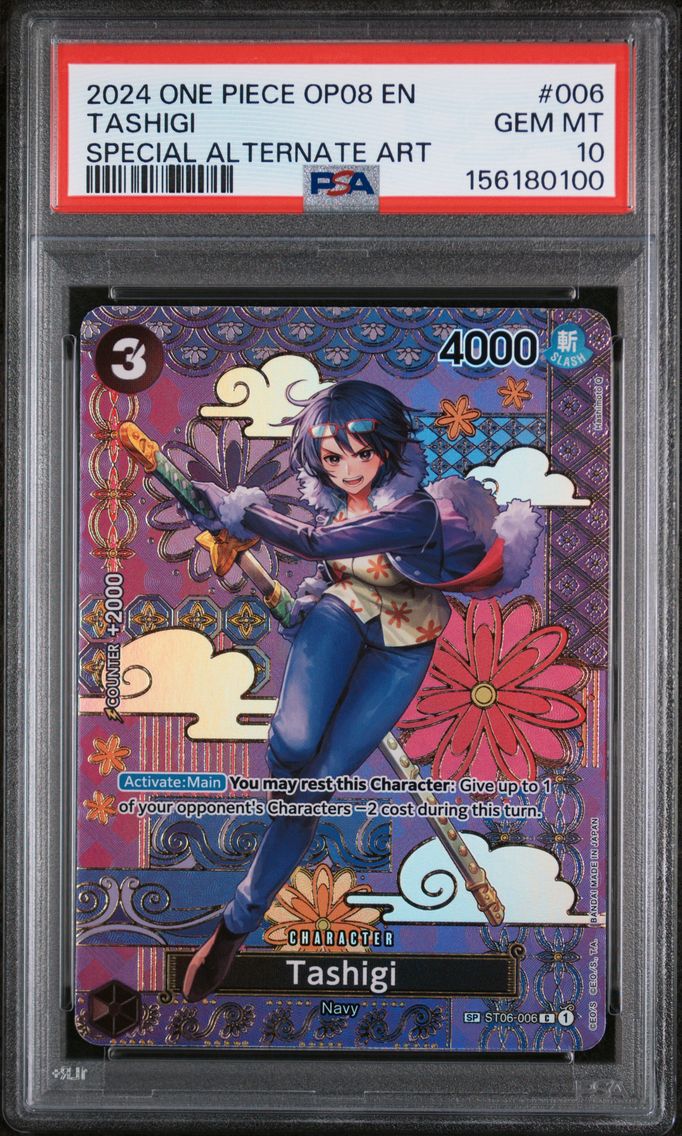 2024 #006 Tashigi PSA 10 One Piece OP08-Two Legends
