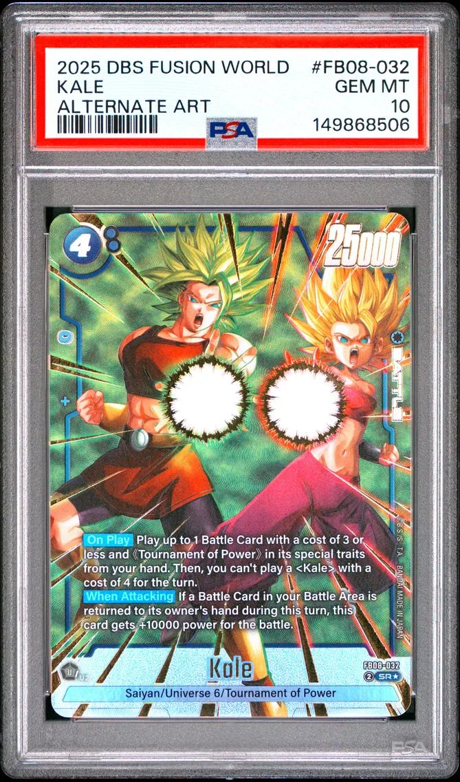 2025 #FB08-032 Kale PSA 10 Dragon Ball Super Card Game Fusion World Saiyan's Pride