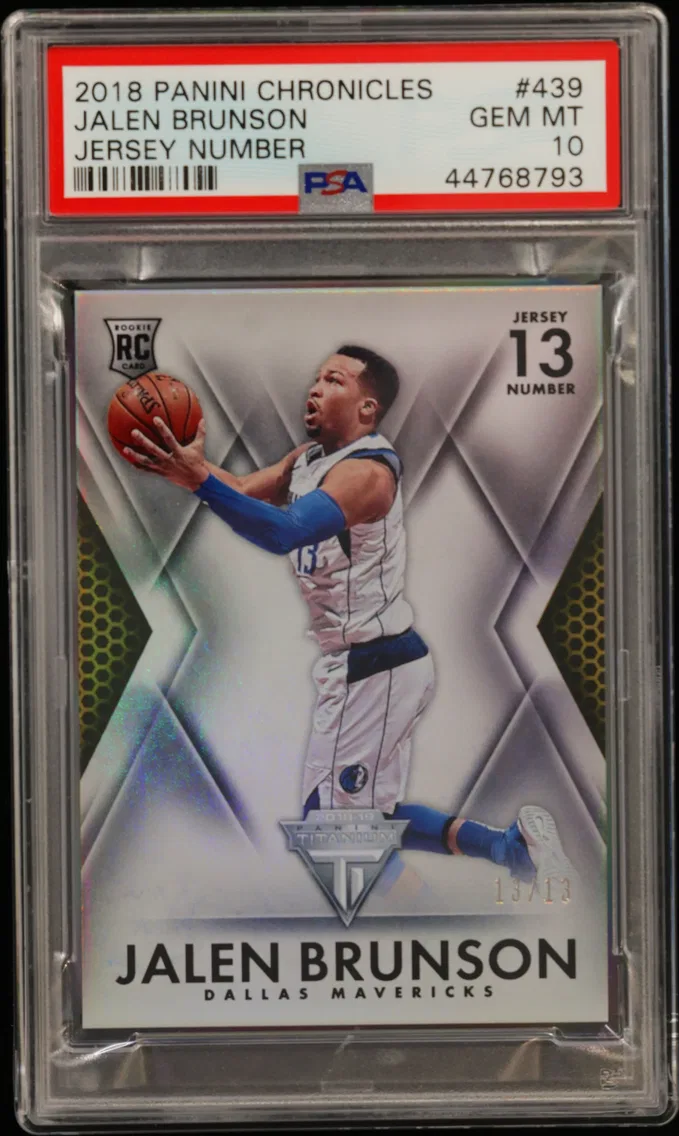 2018 #439 Jalen Brunson PSA 10 Panini Chronicles