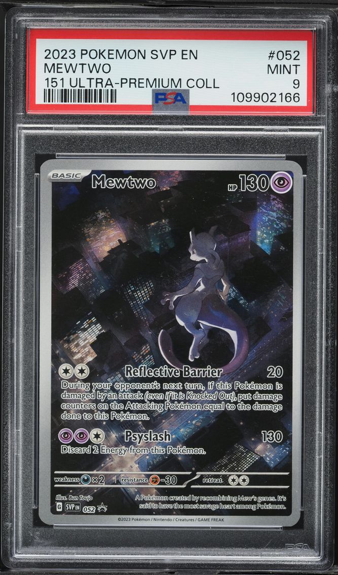 2023 #052 Mewtwo PSA 9 Svp EN-SV Black Star Promo Pokemon