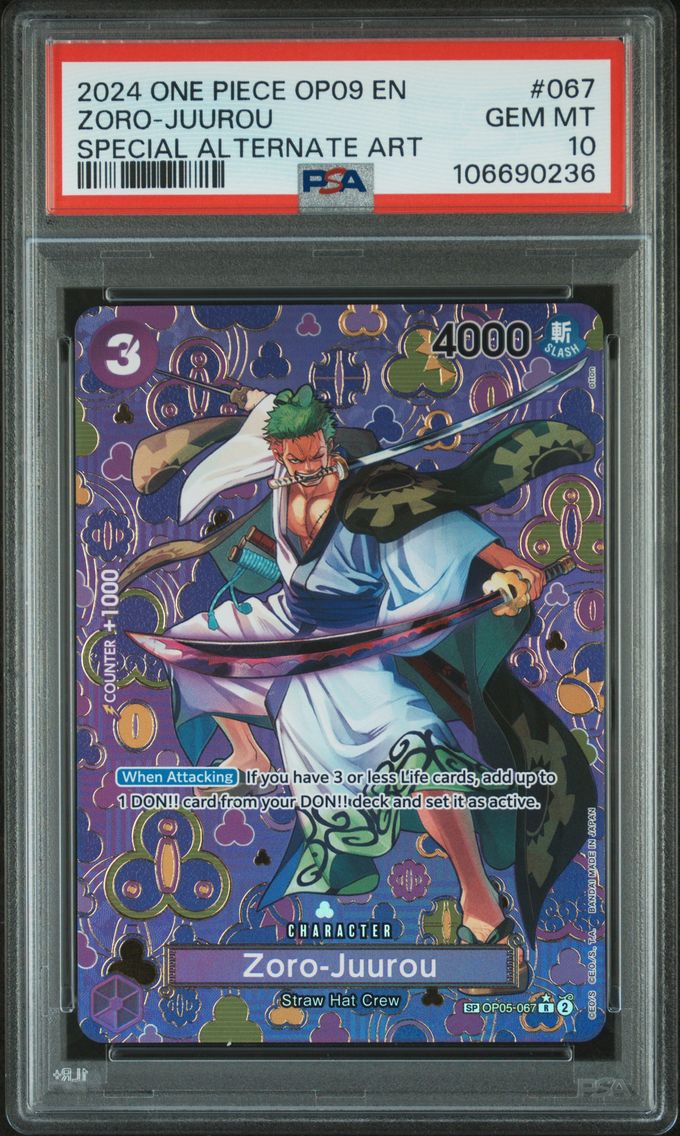 2024 #067 Zoro-Juurou PSA 10 OP0