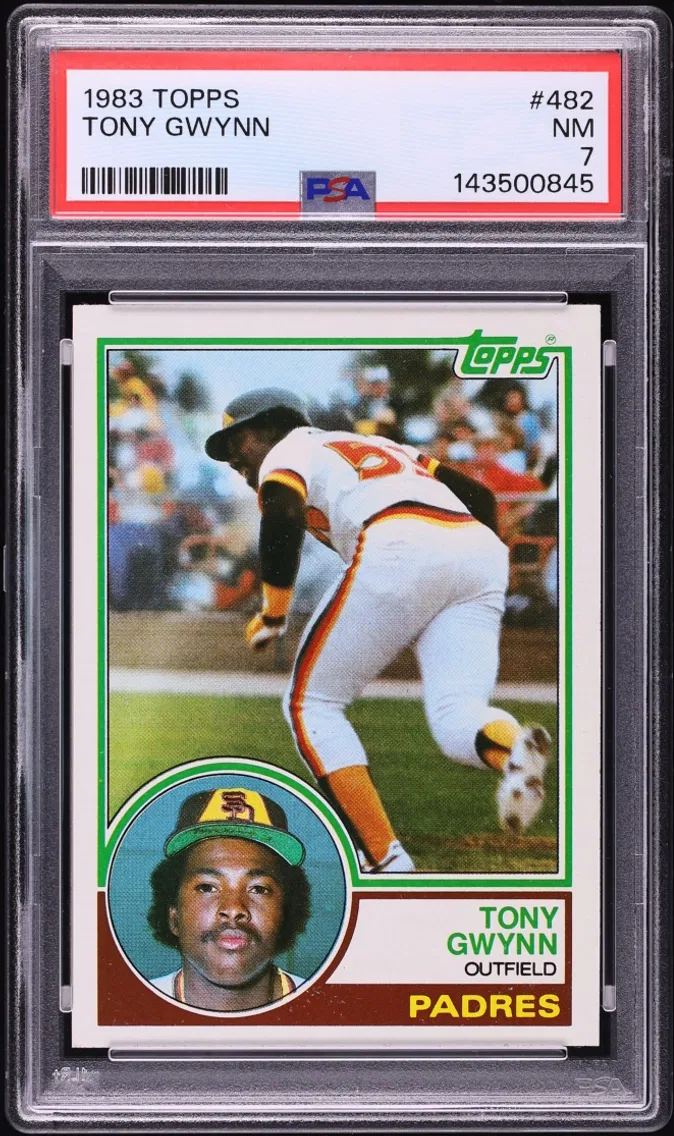 1983 #482 Topps Tony Gwynn ROOKIE NRMT PSA 7