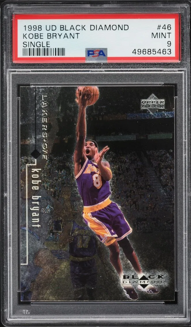 1998 #46 Kobe Bryant PSA 9 Black Diamond Single