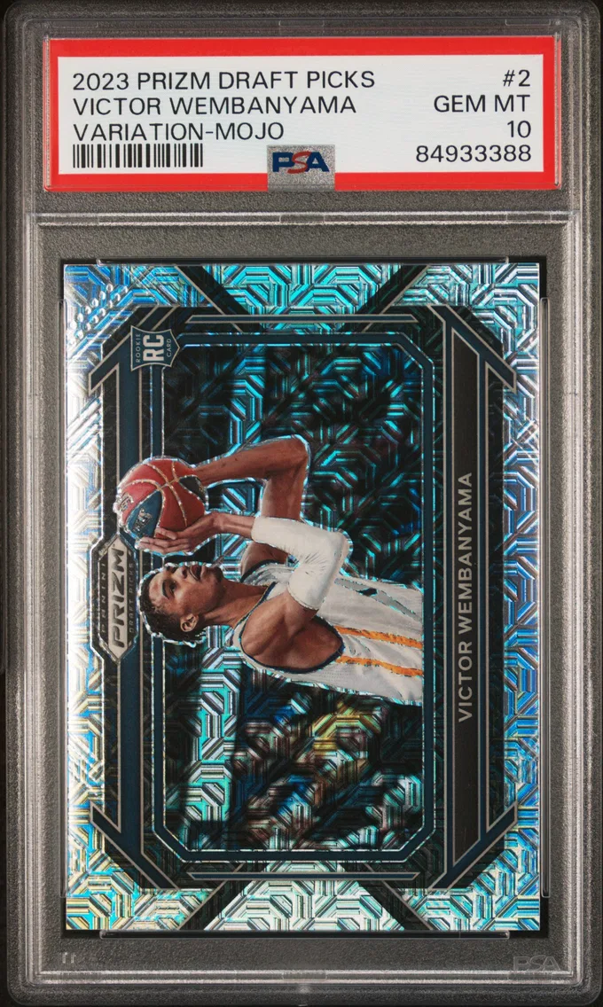 2023 #2 VICTOR WEMBANYAMA PSA 10 Panini Prizm Draft Picks