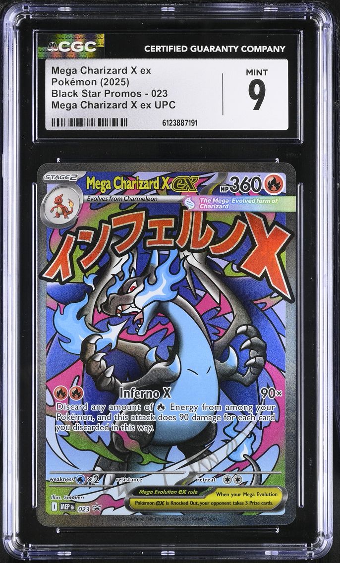 2025 #023 Mega Charizard X ex CG
