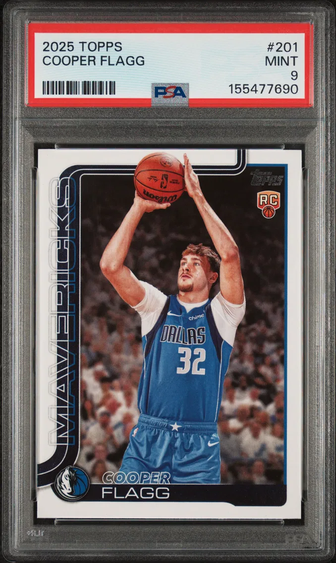 2025 #201 Cooper Flagg PSA 9 Topps