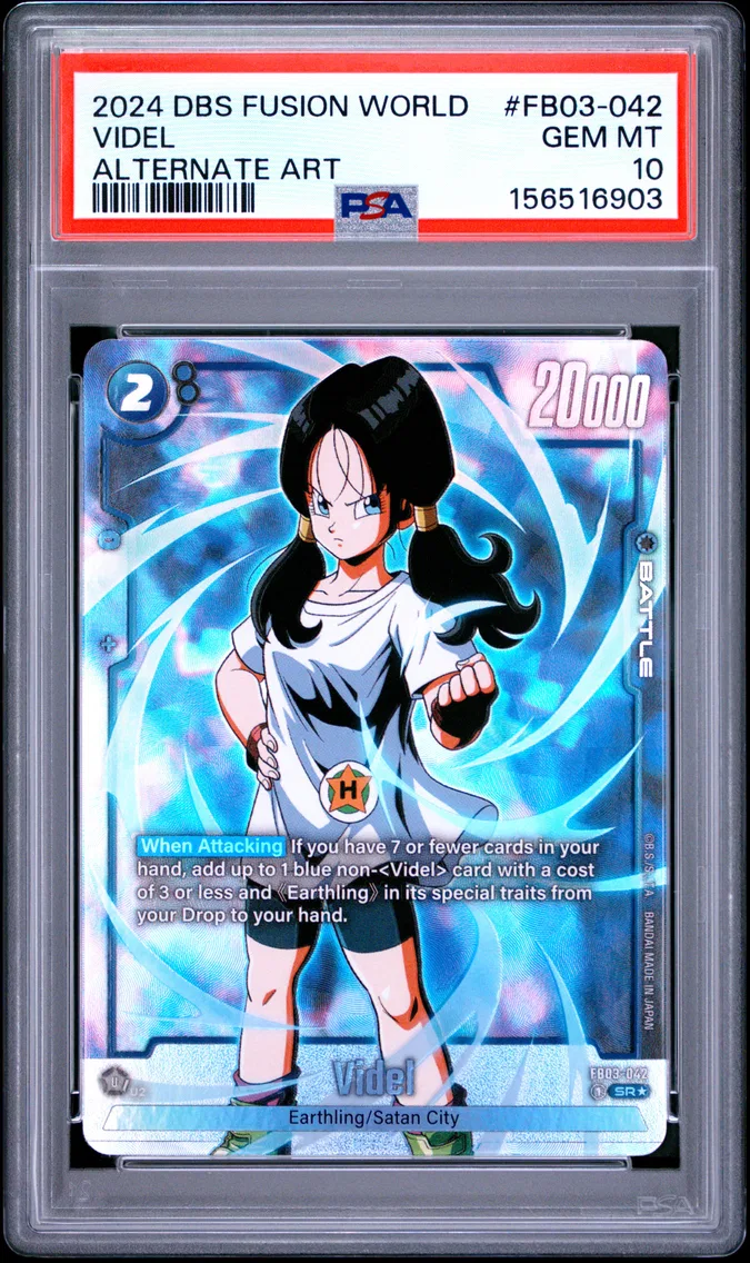2024 #FB03-042 Videl PSA 10 Dragon Ball Super Card Game Fusion World Raging Roar