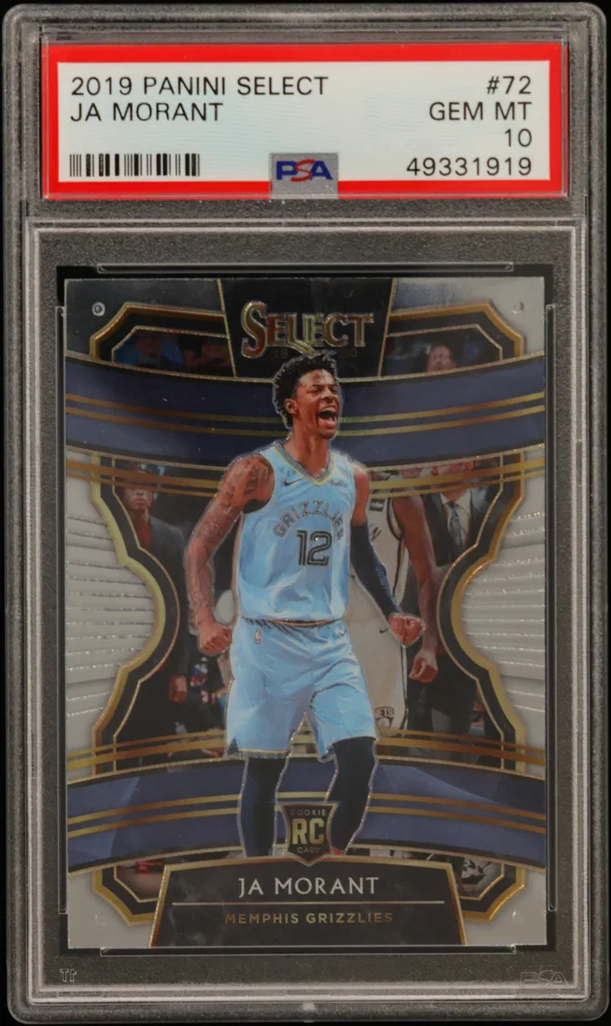 2019 #72 Ja Morant PSA 10 Panini Select