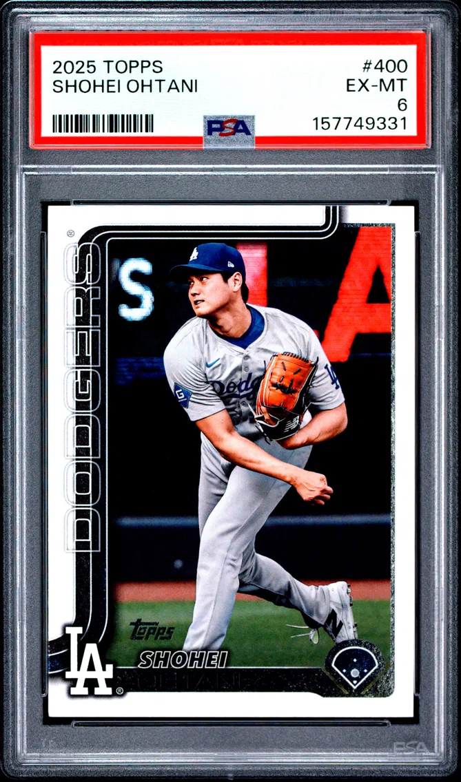2025 #400 Shohei Ohtani PSA 6 Topps
