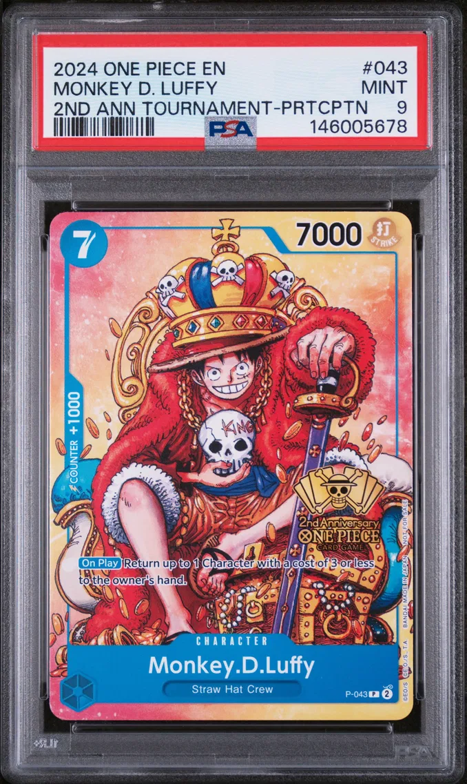 2024 #043 Monkey D. Luffy PSA 9 One Piece Promos