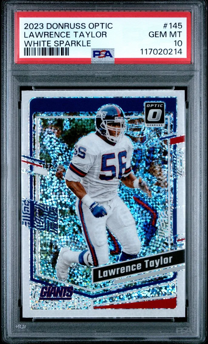 2023 #145 Lawrence Taylor PSA 10 Panini Donruss Optic
