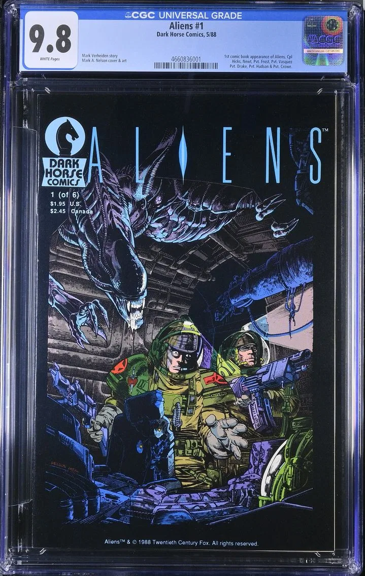 1988 #NA 1988 Aliens #1 CGC 9.8 Dark Horse Comics CGC 9.8