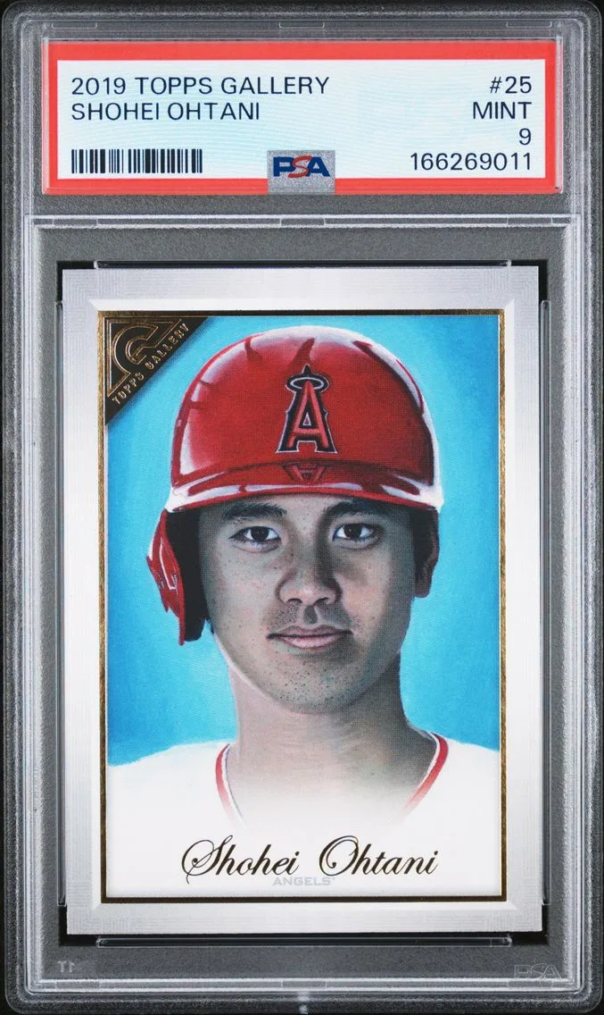 2019 #25 Shohei Ohtani PSA 9 Topps Gallery