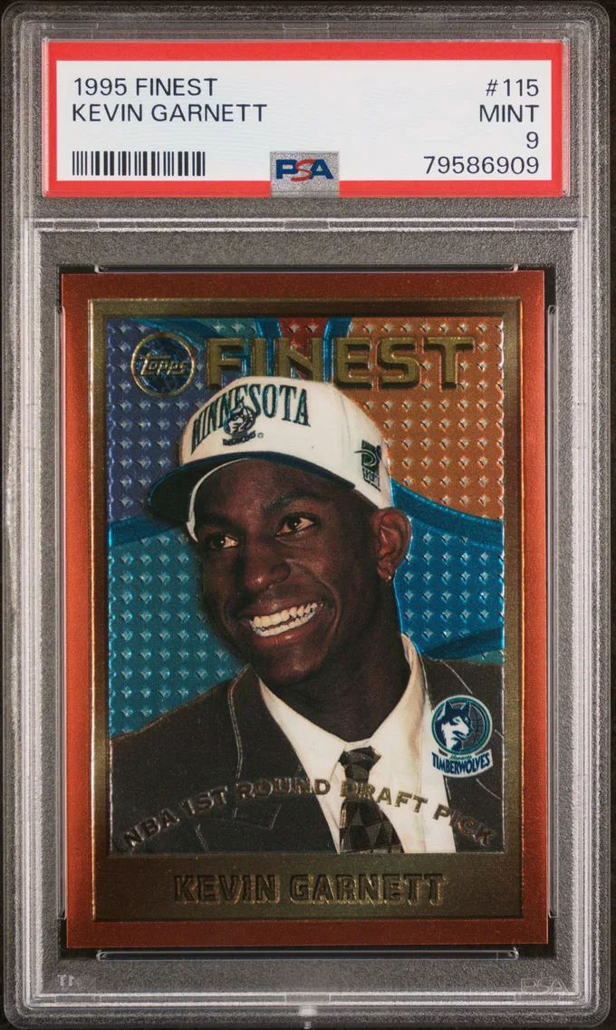 1995 #115 Kevin Garnett PSA 9 Finest