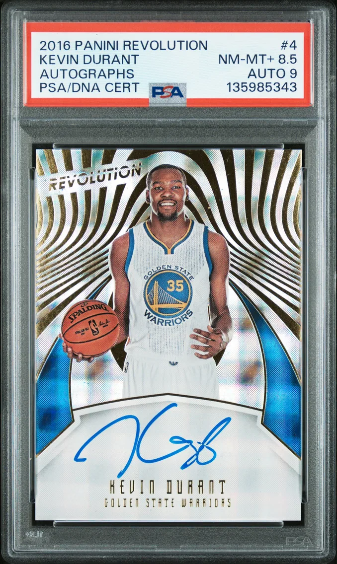 2016 #4 Kevin Durant PSA 8.5 Pan