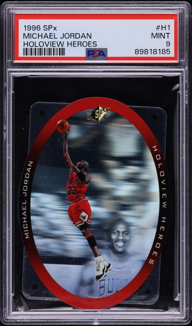 1996 SPX HOLOVIEW HEROES MICHAEL