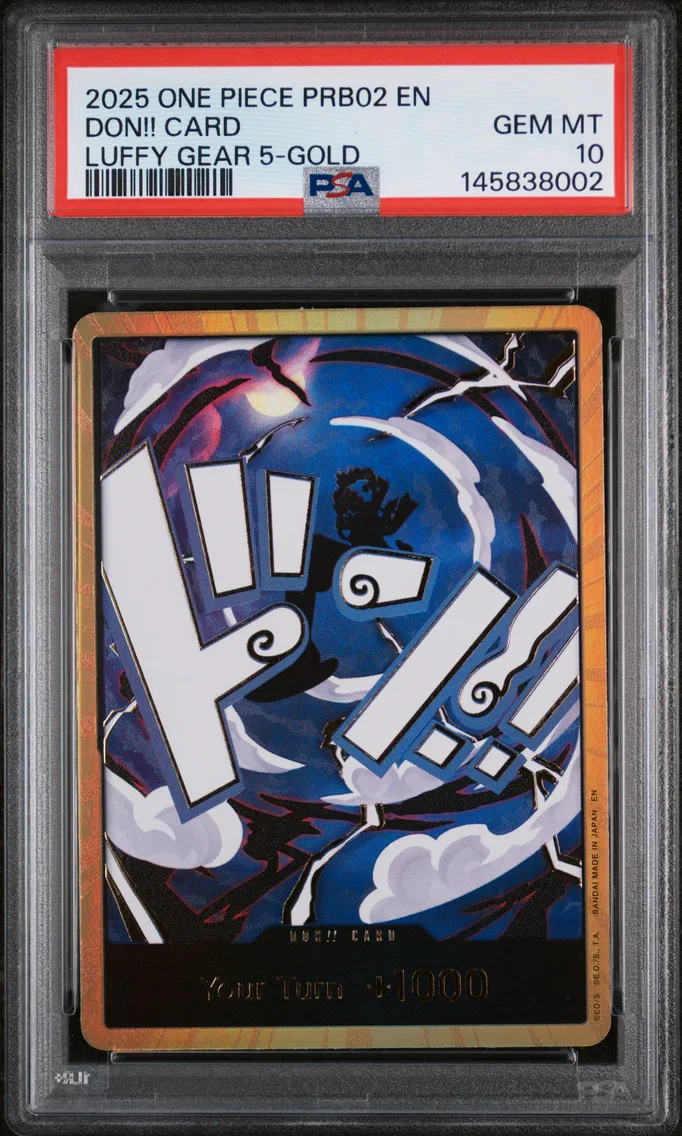 2025 #NA Don!! Card PSA 10 One Piece PRB02-Premium Booster -One Piece Card the Best- Vol.2